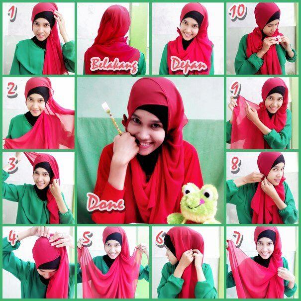 ini nih kumpulan tutorial hijab (picture)