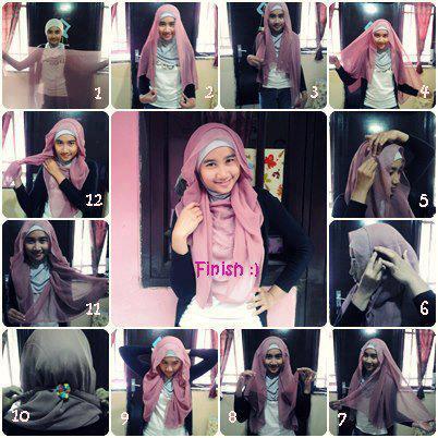 ini nih kumpulan tutorial hijab (picture)