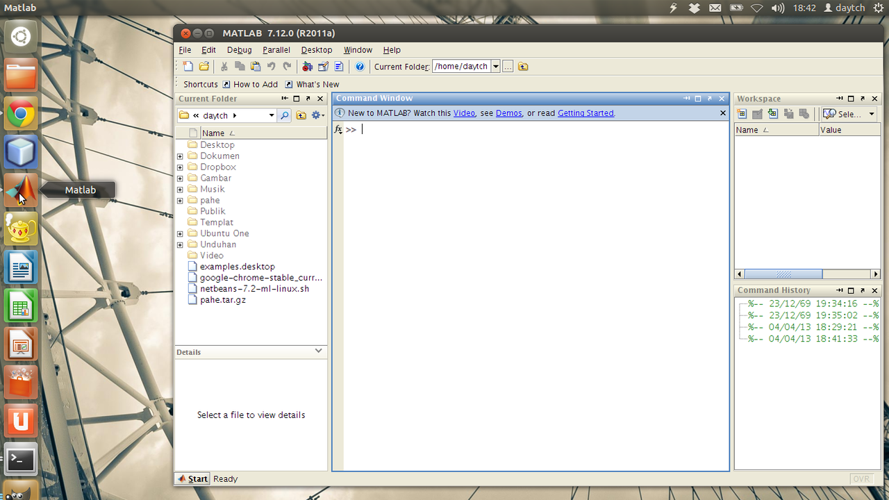 Folder matlab
