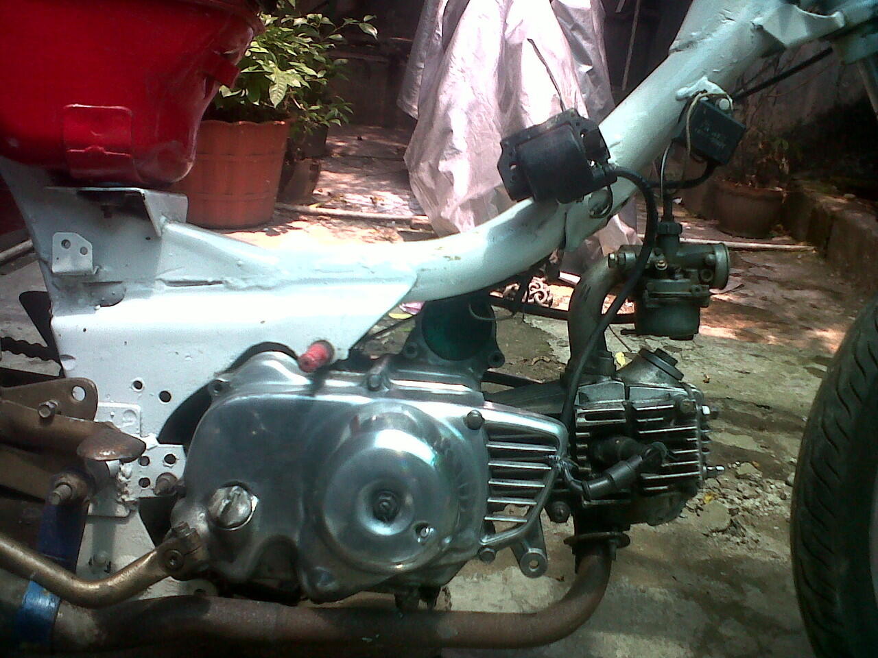 jual honda c7o modif choppy cub MURAH !!! ( no paper)