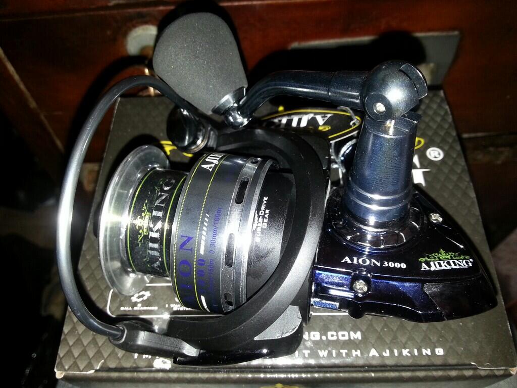 alat pancing mancing reel ajiking laut dan empang masuk gan..