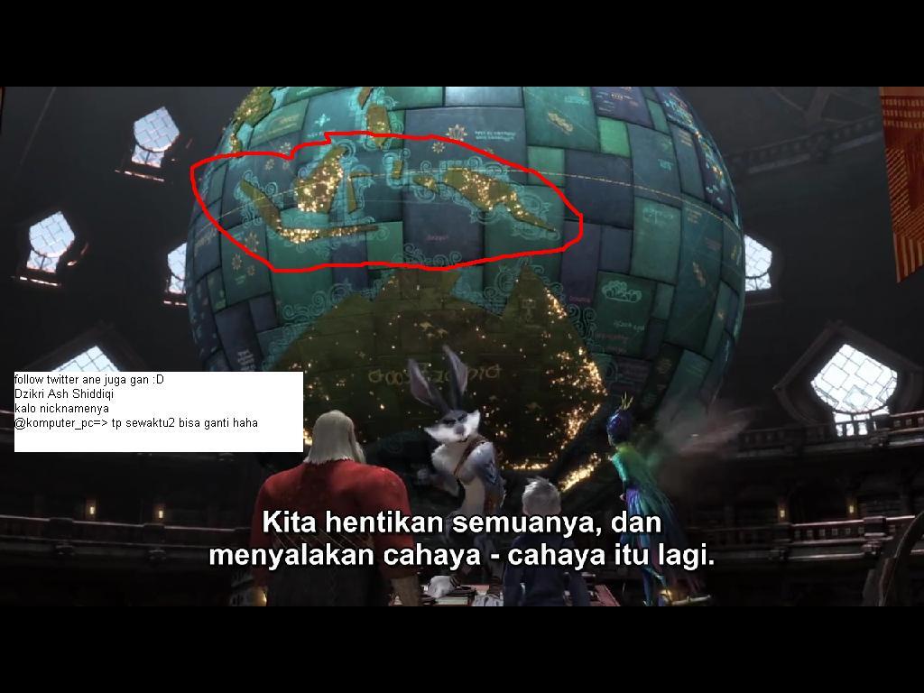 ada negara indonesia di film animasi Rise Of Guardian, cekidot!!