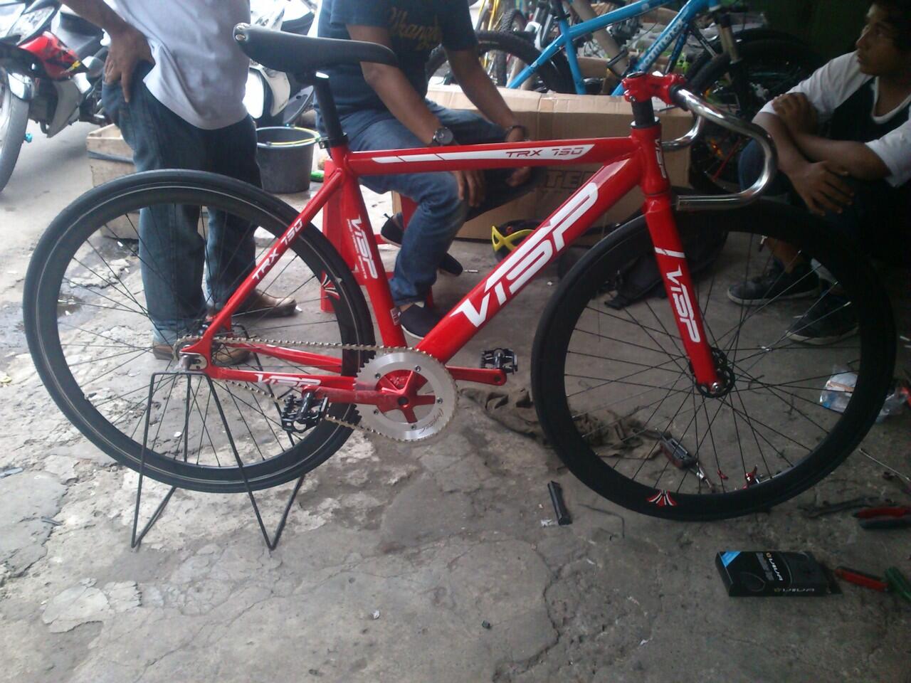 Terjual Jual Frame Rakit  Fullbike Fixie  VISP PCO Lite 