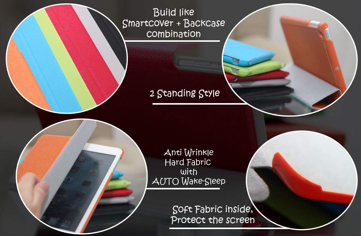 Case Ipad Mini:Smart Cover/Case MOFI/Backcase Silicon/RotateCase/Cute case
