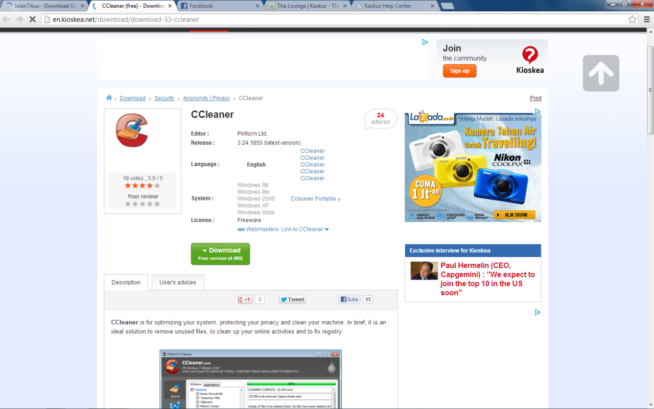 tolong gan mau download ccleaner tapi ?