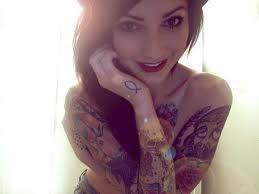 Beautiful Girl With Tatto