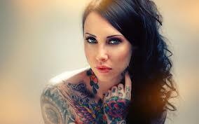 Beautiful Girl With Tatto