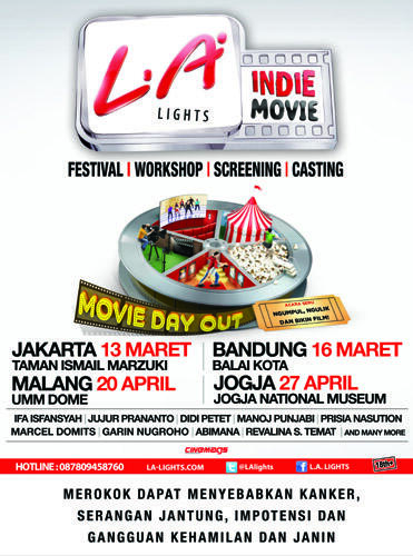 LA LIGHT INDIE MOVIE YOGYAKARTA 27 APRIL 2013 at JNM