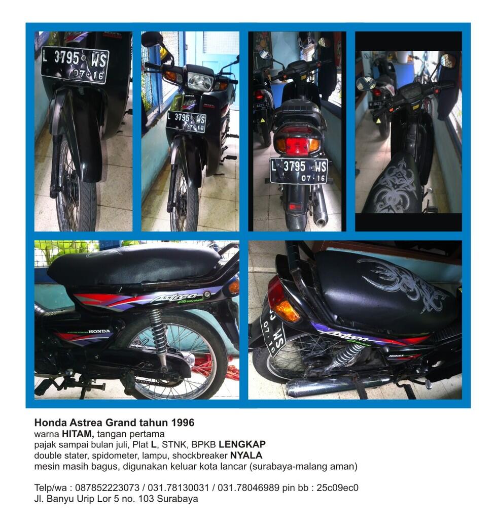 JUAL Honda Astrea Grand 1996