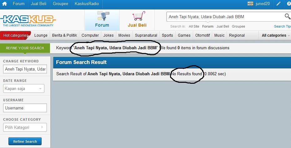 Aneh Tapi Nyata, Udara Diubah Jadi BBM