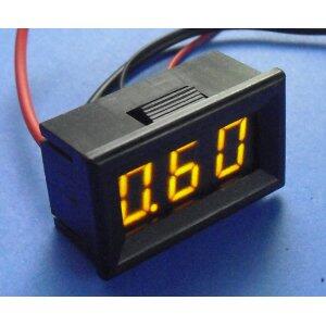 Digital MiNi AmpereMeter DC 0.A-10A RED LED Panel