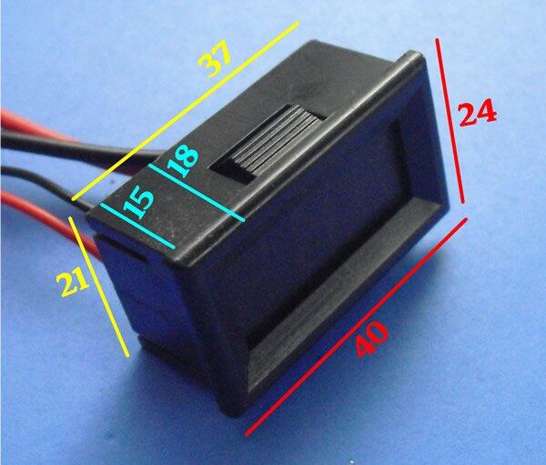 Digital MiNi AmpereMeter DC 0.A-10A RED LED Panel