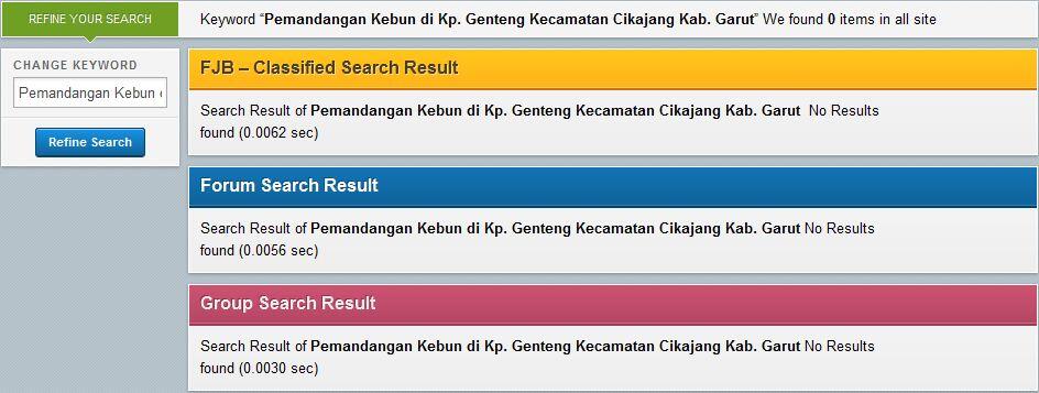 Pemandangan Kebun di Kp. Genteng Kecamatan Cikajang Kab. Garut
