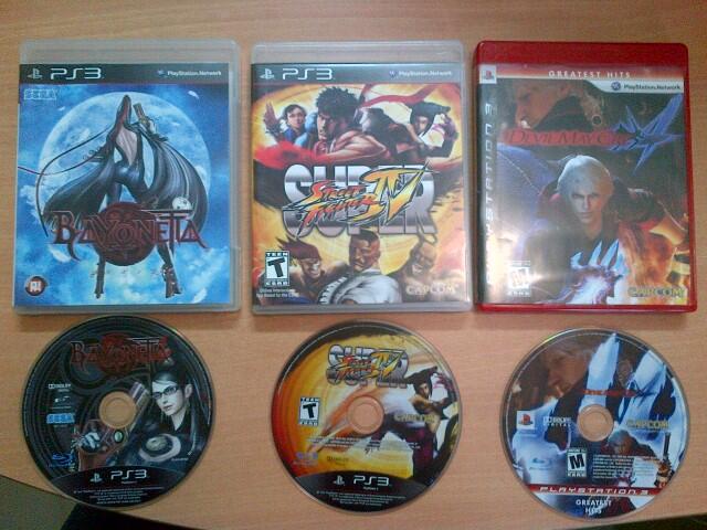 GAMES PS3 ORI STREET FIGHTER IV, DEVIL MAY CRY, BAYONETA