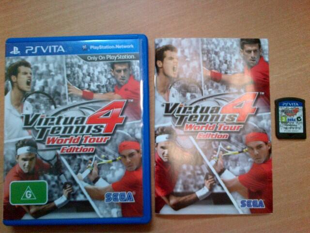 Barter GAMES PS VITA VIRTUA TENNIS 4 dengan UNCHARTED GA & RAYMAN ORIGIN
