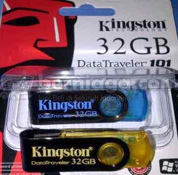 Jual Flashdisk Kingston 8 Gb, 16 Gb, 32 Gb dan 64 Gb (New Ori) Murah di Bekasi