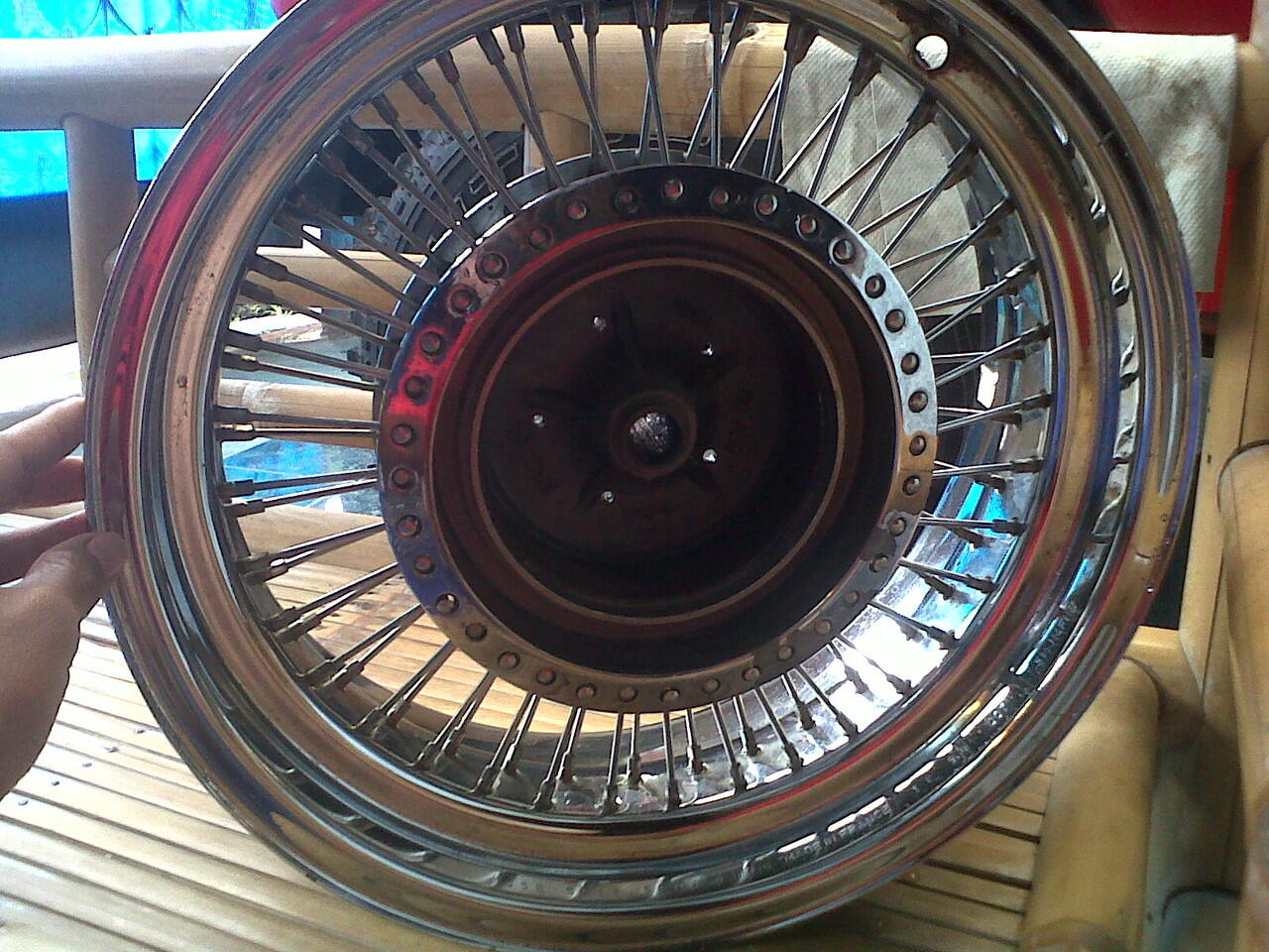 velg lebar merk MICHELIN made in FRANCE tromol yamaha mio bandung