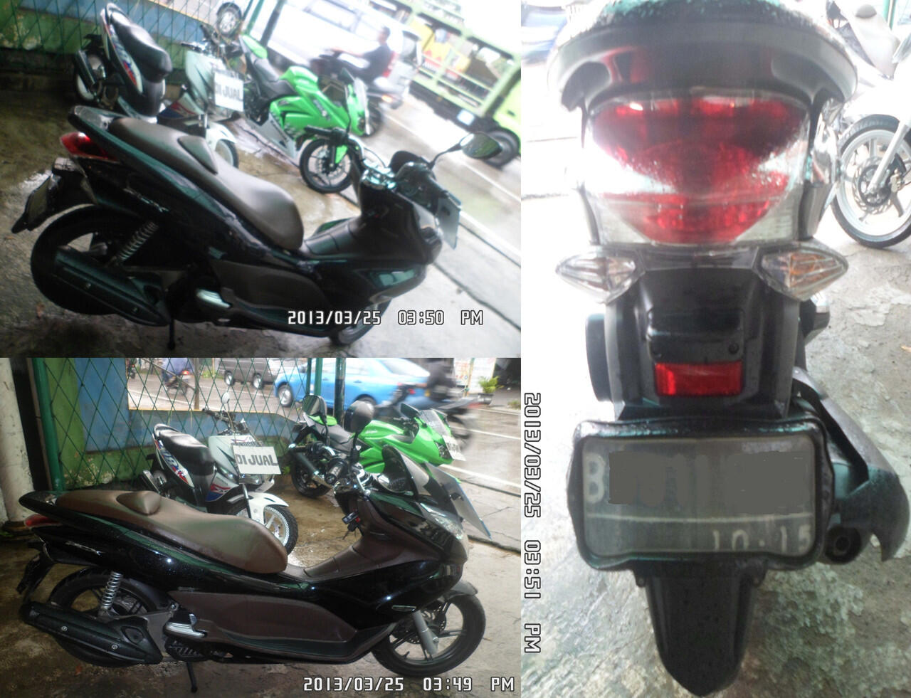 HONDA PCX Black 2010 - HOT ITEMS, Km Rendah n Pajak Panjang