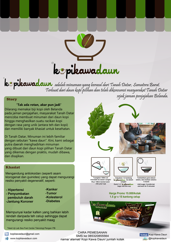 Kopi Kawa Daun Minuman Tradisional Minangkabau