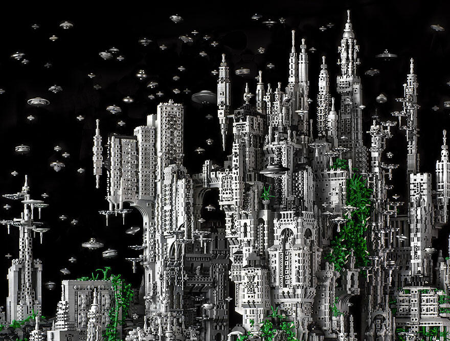 City Of Odan || Mahakarya seniman LEGO yang sangat kompleks..