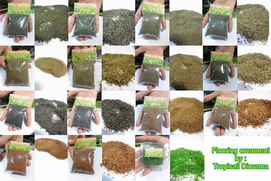 Tropicall Diorama | bahan - bahan diorama dan miniatur pohon (gundam, toys, hobbies)