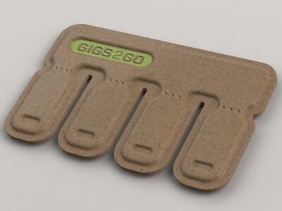 Flash drive unik,Sobek,Simpan,SharingGigs-2-GO Flash Drive;