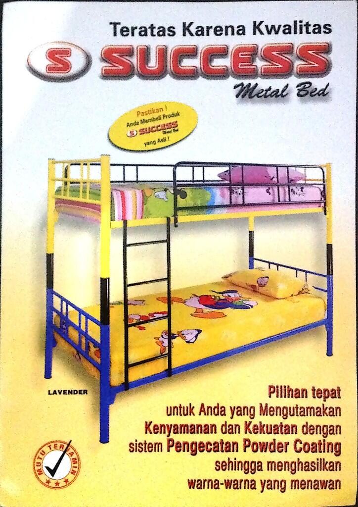 Terjual Ranjang Besi Tingkat dengan Warna Yang Menawan 