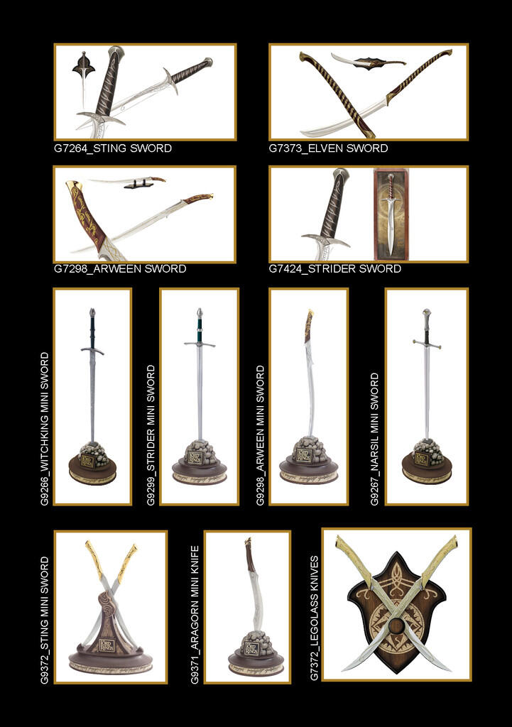 Unique-pedang-armor-Lord Of The Ring, Zorro, Highlander, Peter Pan, dll