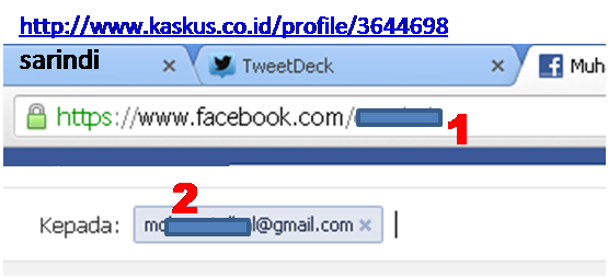 CHATING FB DENGAN ORANG YANG MEM-PRIVAT PESANNYA &amp; MENGIRIM EMAIL BY FACEBOOK