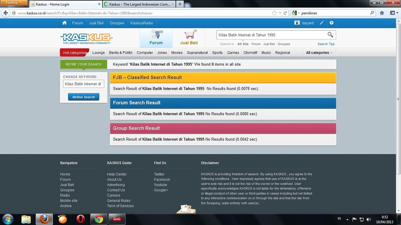 Kilas Balik Internet di Tahun 1995