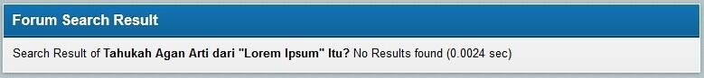 Tahukah Agan Arti dari &quot;Lorem Ipsum&quot; Itu?