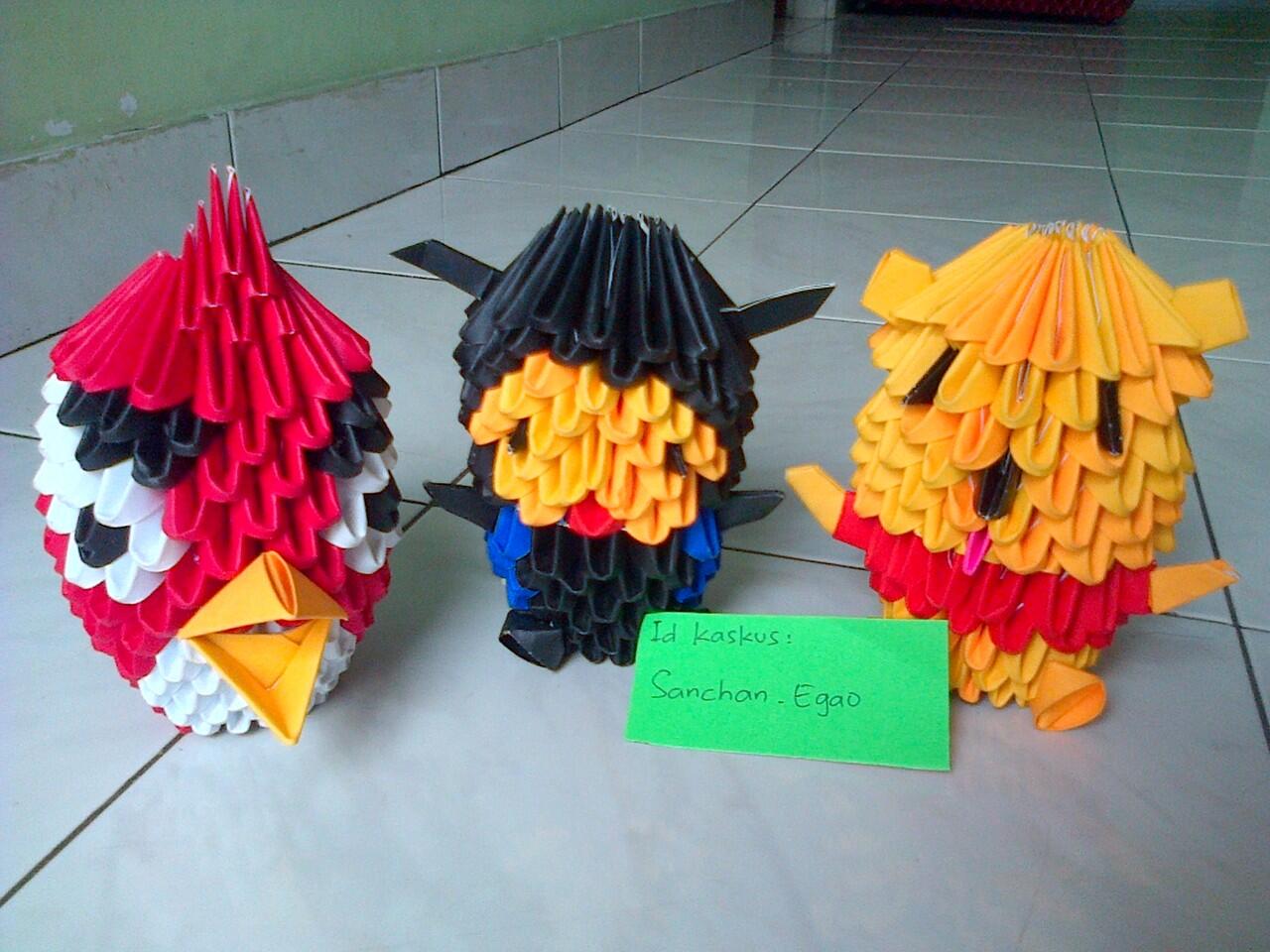 Tutorial Cara membuat 3D Origami