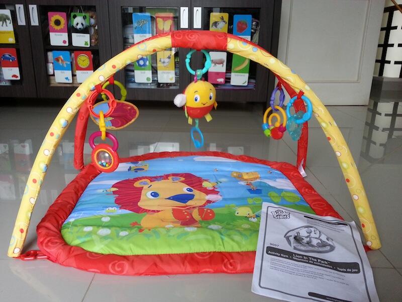 bright starts lion in the park activity gym