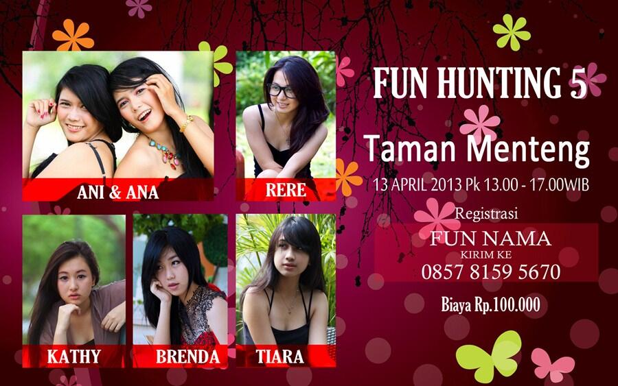 &#91;DPICS HUNTING&#93;Fun Hunting 5, Taman Menteng JKT, 13 April, cuma Rp.25rb* saja!!