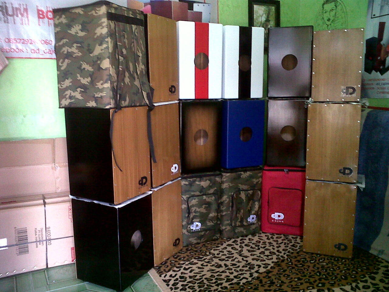 Terjual Alat Musik Akustik dD Instrument CAJON, BASS, GITAR Murah Suara