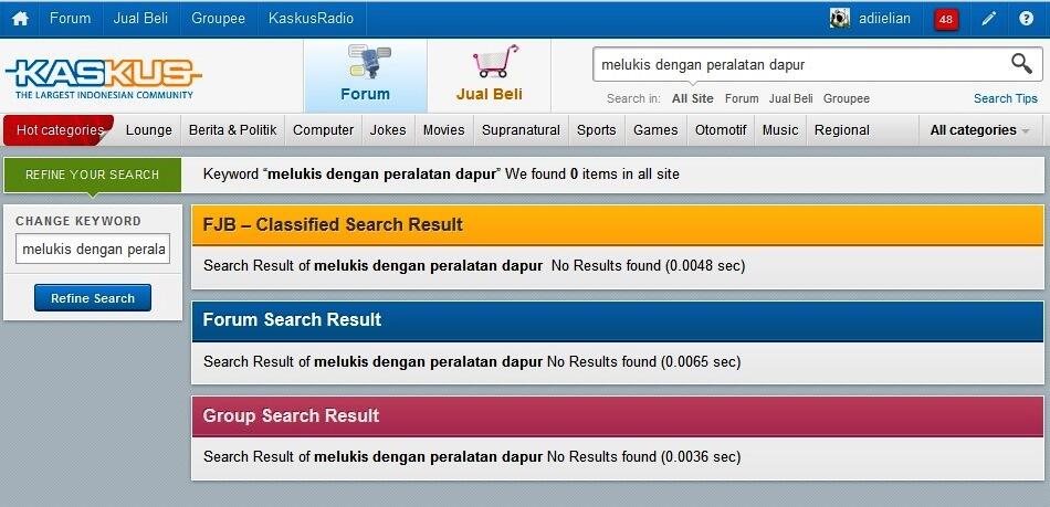 Keren! Melukis Dengan Peralatan Dapur