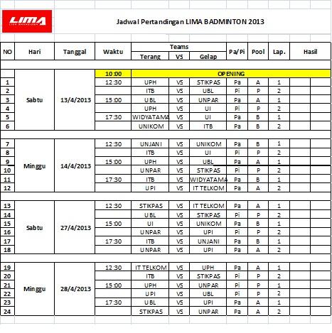 Yang cinta bulu tangkis, Liga Mahasiswa Seri Badminton bakal dimulai Gan!