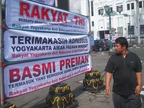 Di Yogya Muncul Aksi Pengganyangan Preman, Ini Tanggapan TNI?