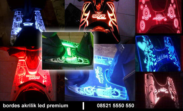 BORDES ACKRILIC LED PREMIUM MOTOR MATIC