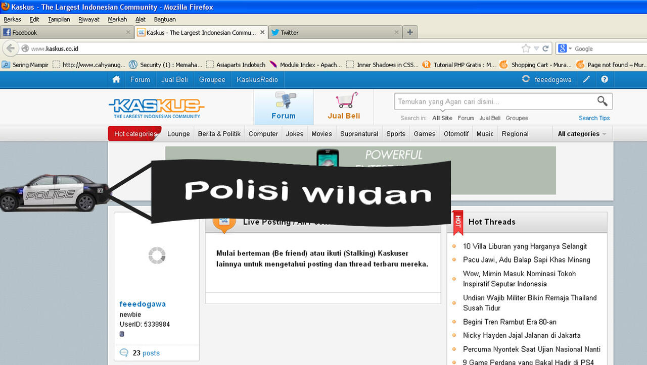 Wildan Peretas Situs SBY Ternyata Jadi Posisi jaringan internet Indonesia ?