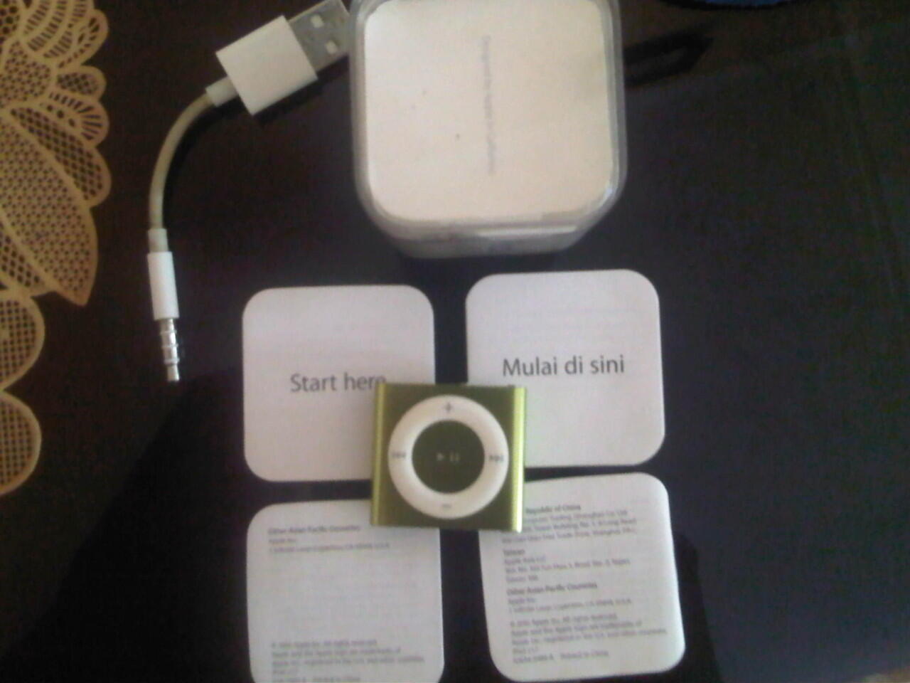 jual ipod shuffle gen 4 2gb jogja murah banget