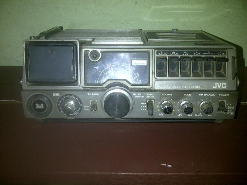Terjual Radio Tape Jadul Antik Merk Jvc 3 In 1 Mini Tv Kaskus