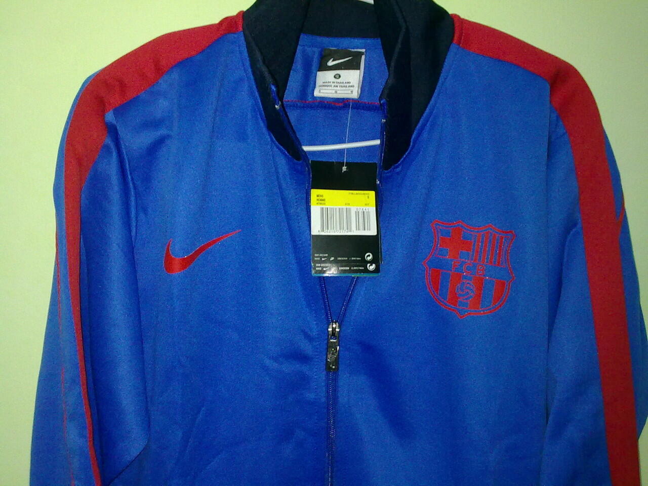 Jacket Grade Ori BARCELONA BLUE LIST RED