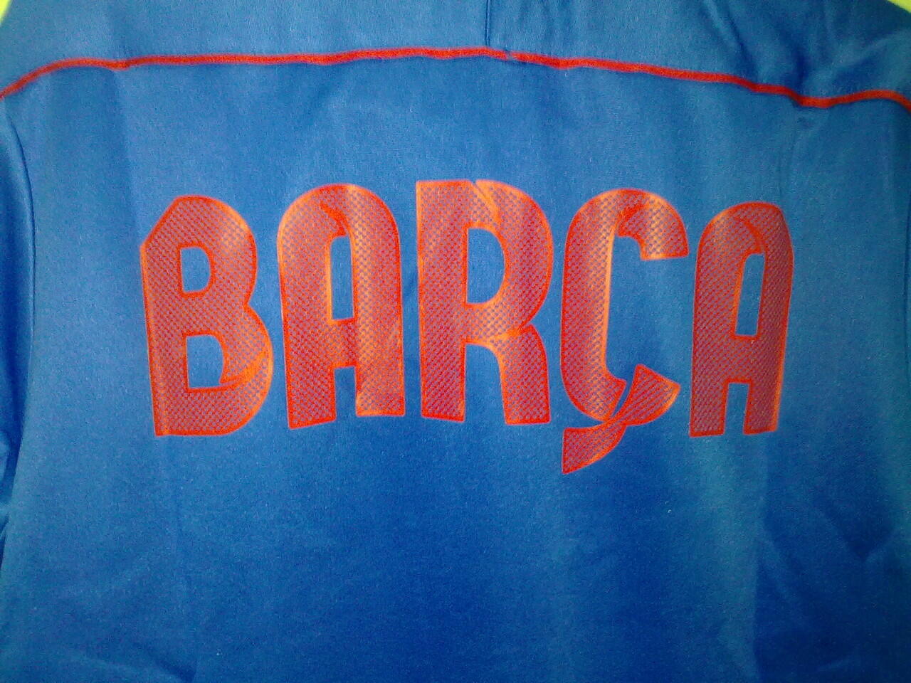 Jacket Grade Ori BARCELONA BLUE LIST RED