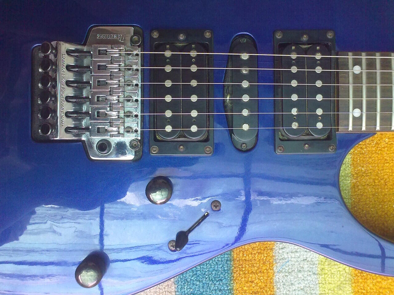 Guitar Ibanez RG 270/blue Made in : Korea