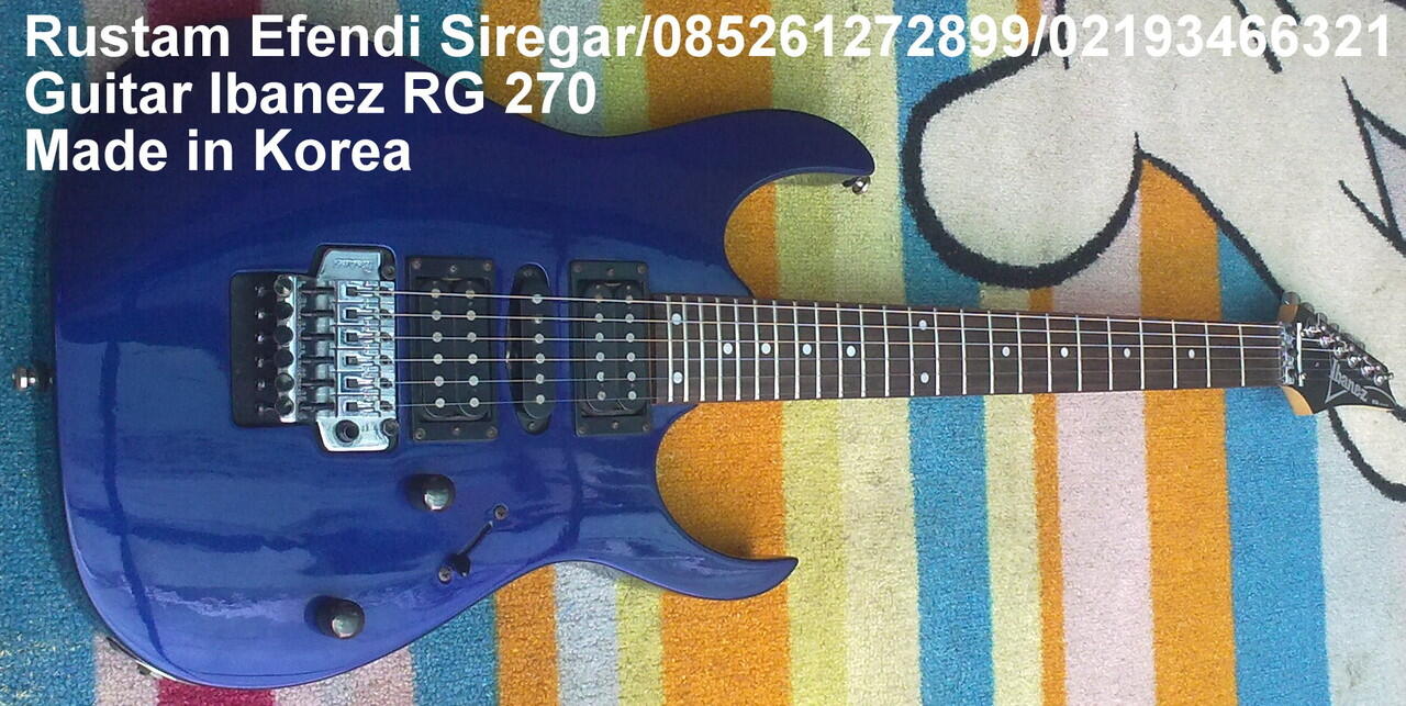 Guitar Ibanez RG 270/blue Made in : Korea