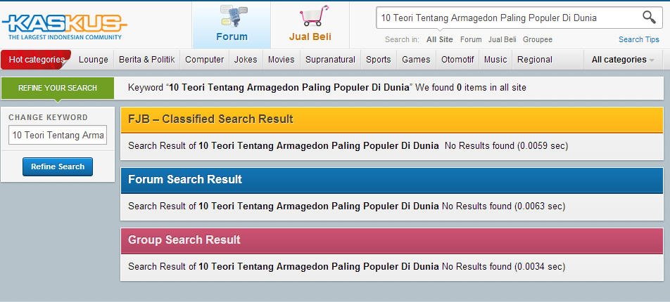 &#91; HOT &#93; 10 Teori Tentang Armagedon Paling Populer Di Dunia !!