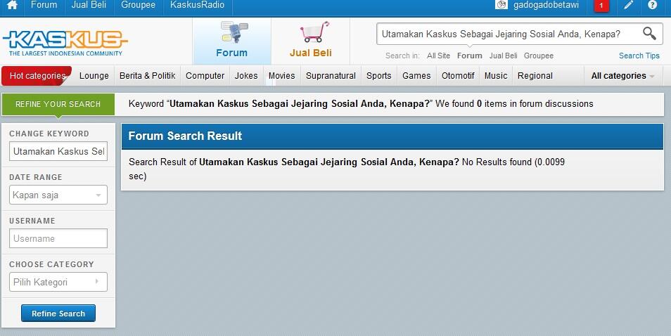 Utamakan Kaskus Sebagai Jejaring Sosial Anda, Kenapa?