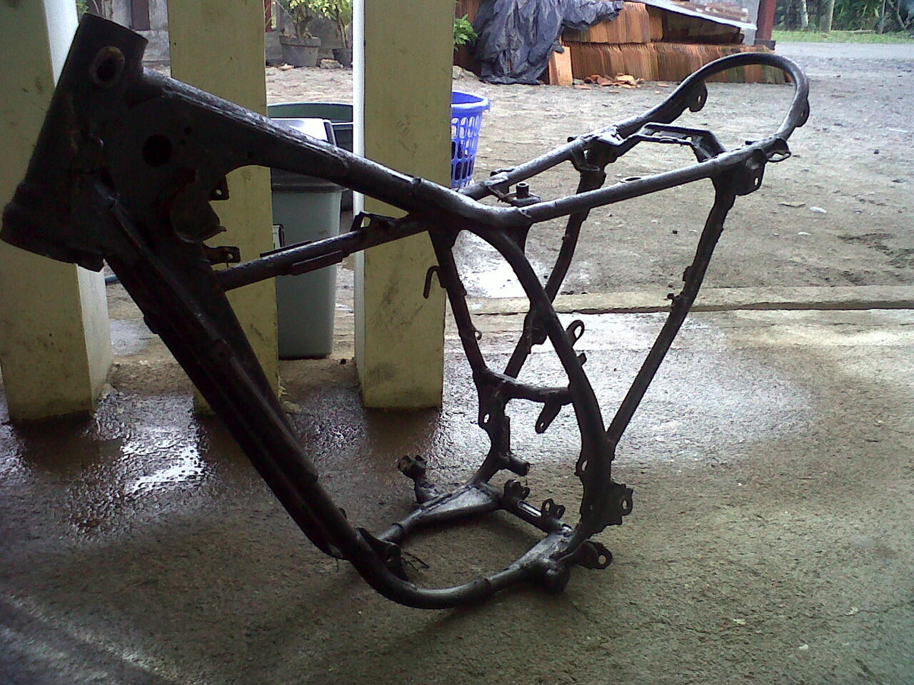 Rangka/sasis Yamaha DT 100 enduro