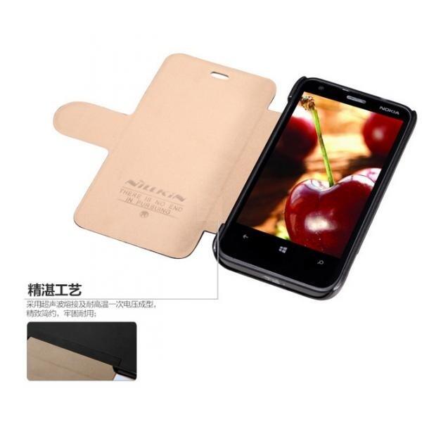 Menjual Segala Nillkin Leather Case For Nokia Lumia 620